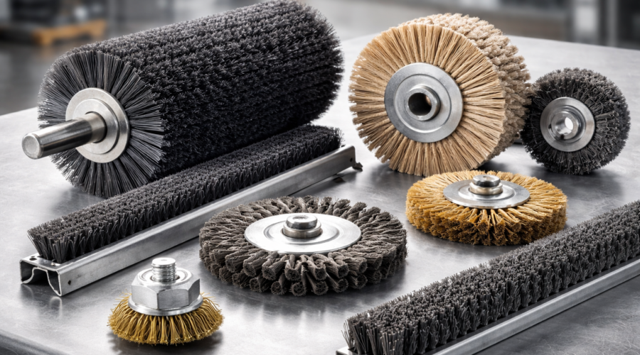 Types of Industrial Brushes: Complete Guide to Applications & Materials