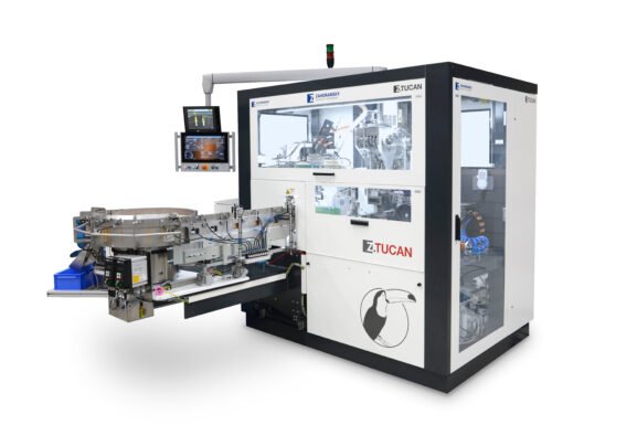 ZAHORANSKY Z.TUCAN automated nail polish brush manufacturing machine with servo-driven technology