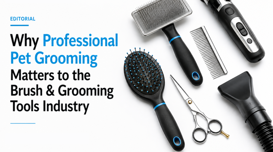 Why Professional Pet Grooming Matters to the Brush and Grooming Tools Industry